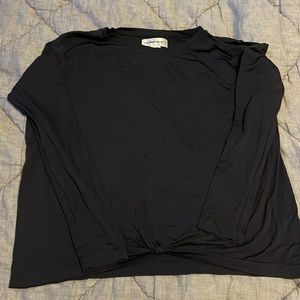 Burn Boot Camp Front Tie Athletic Long Sleeve